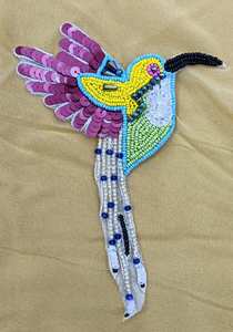 Meilleure vente de patchs en strass perlés faits à la main accessoires de conception de broderie patch applique à vendre - Product Image 3