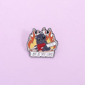 Broche Creativo de Dibujos Animados para Gatos, Pin Masónico de Esmalte, Técnica de Fundición, Broche Navideño, Insignia de Solapa, Joyería al por Mayor - Product Image 1