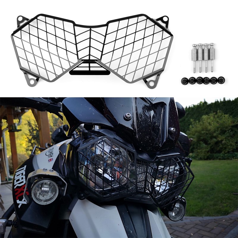 Grille De Radiateur En Acier Inox – Protection Pour Triumph Tiger 1200 Explorer 2012-2017 – Accessoire Moto