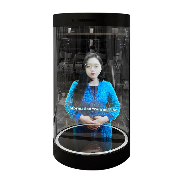 5.5/7/10.1/32 Inch Holographic AI Digital Human Cabinet Cylindrical Projector for Retail Store 3D Equipment for Graphics