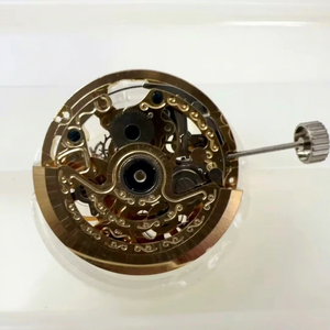 Movimiento Mecánico Doméstico para Reloj Hangzhou 2189, Movimiento Seiko Esqueletizado Dorado de Tres Agujas - Product Image 1