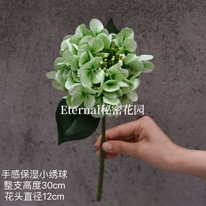 Flores de hortensia mini Secret Garden de 30 cm, flores artificiales de seda para arreglos en jarrones, decoración del hogar, accesorios para bodas - Product Image 4