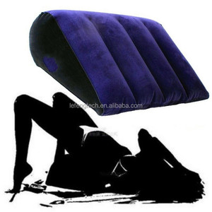 Oreiller gonflable lit jouets sexuels corps adulte partenaire jouant à des jeux coussin Triangle rampe meubles Couples jouet Positions plus profondes