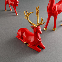Vente directe d'usine, sculptures artistiques en résine époxy, nouveaux origami chinois en forme de cerf, cadeaux de mariage, cadeaux de pendaison de crémaillère, décoration intérieure