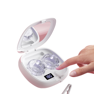 Limpiador Ultrasónico <span class=keywords><strong>de</strong></span> <span class=keywords><strong>Lentes</strong></span> <span class=keywords><strong>de</strong></span> Alta Frecuencia con Pantalla LCD Portátil, Carga USB, Limpiador Ultrasónico Doméstico - Product Image 5