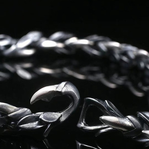 Pulsera de Acero Inoxidable con Diseño de Garra para <span class=keywords><strong>Hombre</strong></span>, Estilo Punk, Novedad <span class=keywords><strong>2022</strong></span> - Product Image 3