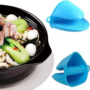Manoplas de Silicona Resistentes al Calor con Agarre de Goma, Protectores de Dedos y Soportes para Ollas Ecológicos - Product Image 2