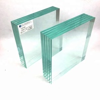 Porte de sécurité renforcée en verre feuilleté triplex, taille personnalisée, verre feuilleté ultra-clair et résistant