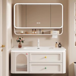 <span class=keywords><strong>GODI</strong></span> moderno elegante de gama alta de lujo de montaje en pared gabinete de baño montado en el suelo clásico agitador lavado tocador almacenamiento - Product Image 1