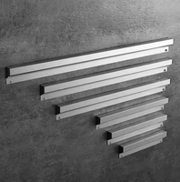 Support mural coulissant en aluminium de 30-120 cm pour tickets de commande, factures et commandes de cuisine/restaurant