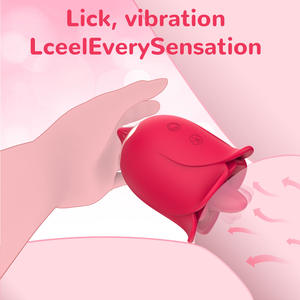 Neue Rose Zunge lecken springende Ei necken weiblichen Schlafsaal Mastur bator Silent Adult Sex Produkt Vibration Orgasmus Spielzeug Adult SEX - Product Image 2