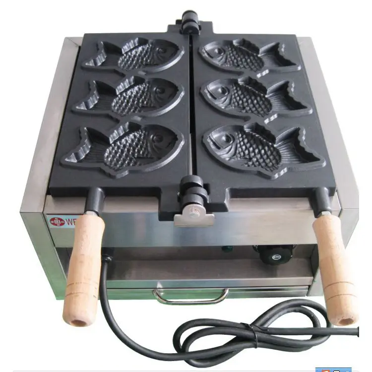 Máquina Taiyaki eléctrica Taiyaki E3, máquina para hacer gofres Taiyaki a la venta