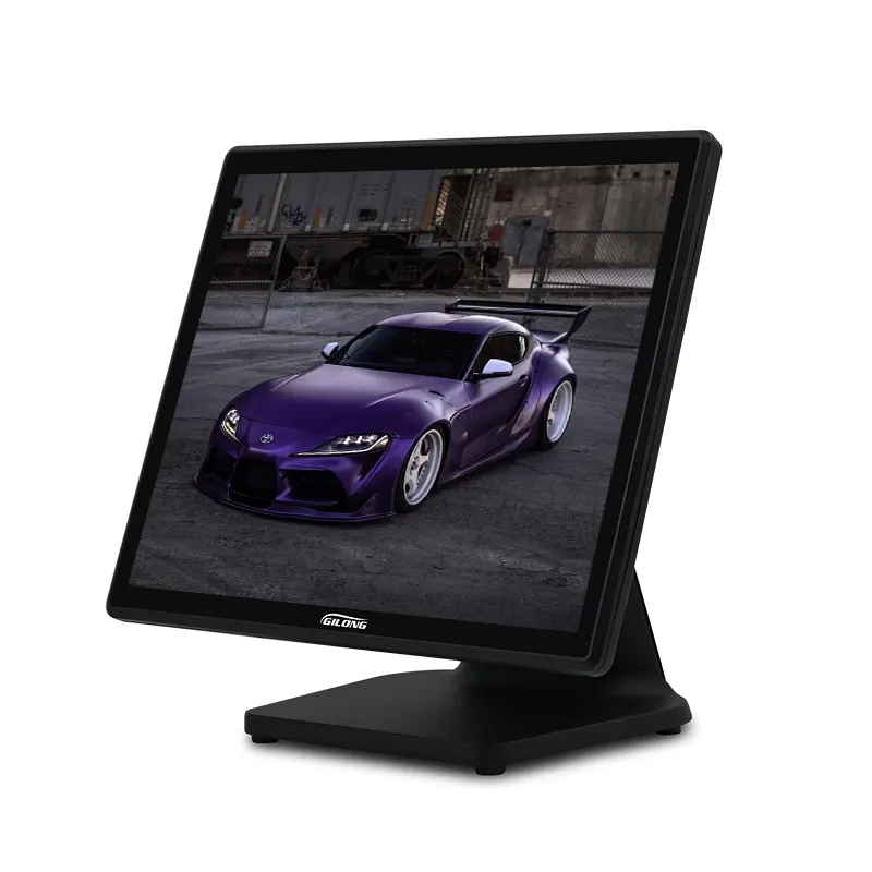 Gilong 17 inch Core OS Windows Pantalla táctil Punto de venta Sistema para tienda minorista