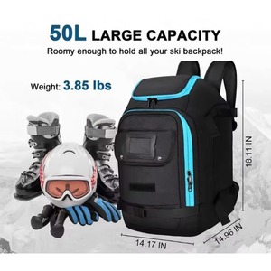 Muestra Gratuita, Bolsa de Transporte para Botas de Esquí Personalizada de 50L, Mochila Impermeable para Botas de Esquí y Snowboard - Product Image 2