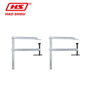 Serre-joint rapide de type F de la marque Good Hand, en acier allié au chrome-molybdène, pour le travail du bois et la construction, fabriqué à Taïwan - Product Image 4