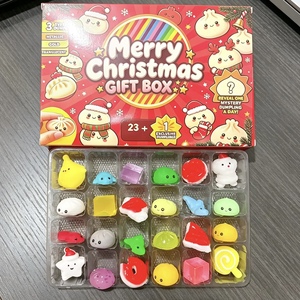Elonna TPR Christmas Advent Calendar 24 Surprise Days Squishy Dumpling Countdown Mystery Blind <b>Box</b> Stress Relief <b>Fidget</b> <b>Toys</b> - Product Image 5