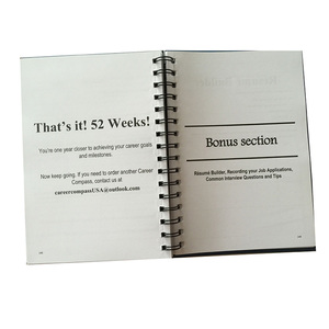 Chất lượng cao tùy chỉnh xoắn ốc cuốn sách OEM chuyên nghiệp Lưu ý in ấn cuốn sách - Product Image 4