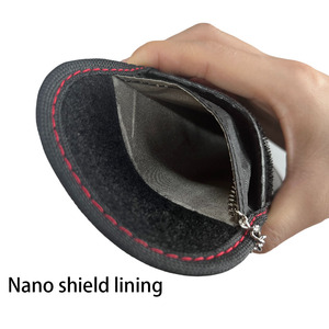 Pochette Faraday antivol en fibre de carbone, étui pour <span class=keywords><strong>clés</strong></span> de <span class=keywords><strong>voiture</strong></span> bloquant les signaux <span class=keywords><strong>RFID</strong></span> pour entrée sans clé - Product Image 5