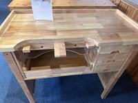 Banc de travail en bois massif avec tiroirs, banc pour les arts et l'artisanat, travail du bois, bricolage