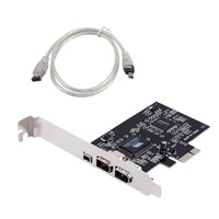 PCI-E 1X 1394 Kartu Pengambilan Video DV HD Internal Bebas Driver Model XH-VT6315 10/100/1000Mbps VIA Suku Cadang Perbaikan Stok