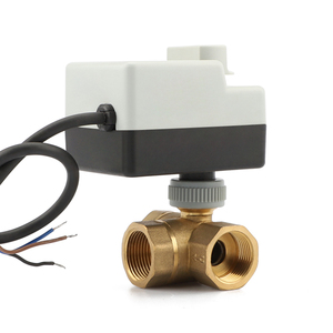 3-weg Gemotoriseerde Klep Messing Ss304 Mini Elektrische Actuator Waterregelklep 24V 110V 220V Dn15 Dn20 Dn25 - Product Image 4