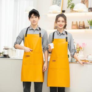 Best Seller High Quality PU <b>Waterproof</b> Coating <b>Apron</b> PVC and Pu Material for Cleaning in Commercial Food Use for Children - Product Image 4
