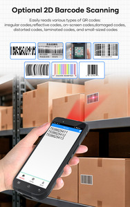 UNIWA M600, PDA industriel <span class=keywords><strong>portable</strong></span> Android avec écran tactile de 6 pouces, <span class=keywords><strong>téléphone</strong></span> robuste avec dragonne - Product Image 6