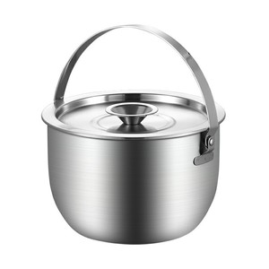 304 Stainless Steel Oil <b>Pan</b> With Lid <b>Large</b> Capacity For Storing Lard In Household Kitchens With Handle - Product Image 5