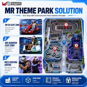 Zona de Juegos de Realidad Virtual en Interiores para 2 Jugadores, FPS en Línea, <span class=keywords><strong>roblox</strong></span>, Simulador de Escuela Sakura, Defensa de Torres, Juego de Disparos de Realidad Virtual 9D, 360 Grados - Product Image 4