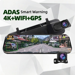 Cámara para Auto Chiyu de 10 Pulgadas con Pantalla Completa, ADAS, Transmisión de Video, Espejo Retrovisor 4K, Doble Lente, Cámara de Reversa, WiFi - Product Image 1