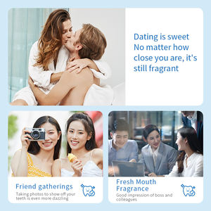 Hanfen OEM/OEM fruits citron vitamine C Dentifrice blanchissant les dents Nettoyer les taches dentaires <span class=keywords><strong>Protection</strong></span> gingivale Dentifrice à la menthe à base de plantes - Product Image 5