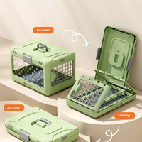 Chenil portable pour animaux de compagnie de nouvelle conception | Ventilation à 360 ° | Caisse de voyage pliable pour petits chiens et chats | OEM/ODM disponible