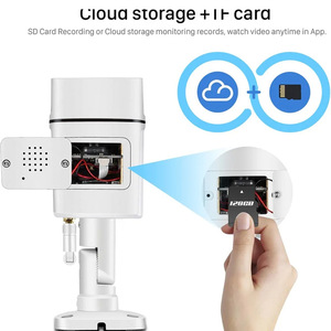 Cámara IP WiFi 1080P 3MP Cámara de vigilancia impermeable para exteriores con visión nocturna y ranura para tarjeta de memoria - Product Image 3