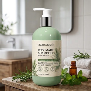 Champú <span class=keywords><strong>de</strong></span> <span class=keywords><strong>Biotina</strong></span> <span class=keywords><strong>de</strong></span> Marca Privada con Extracto <span class=keywords><strong>de</strong></span> Romero y Menta, Champú Fortalecedor <span class=keywords><strong>del</strong></span> <span class=keywords><strong>Cabello</strong></span> <span class=keywords><strong>para</strong></span> Nutrir el <span class=keywords><strong>Cabello</strong></span> Seco y Cuidado Diario - Product Image 1