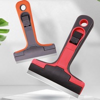 Grattoir de nettoyage multifonctionnel avec lame épaissie anti-rayures et manche de 140 mm pour murs et décapage de film de protection automobile – Outils de quincaillerie