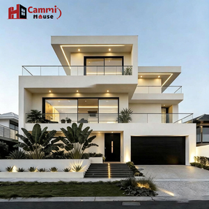 Cammi <span class=keywords><strong>Villa</strong></span>, <span class=keywords><strong>Villa</strong></span> Minimalista de Estructura de Acero Prefabricada, <span class=keywords><strong>Villa</strong></span> Integrada de 3 Pisos, Edificio Modular para Oficina y Vivienda, Sala de Estar - Product Image 1