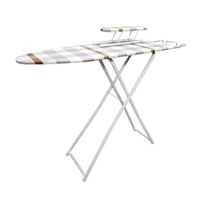 Planche à repasser pliante GHA0002 en acier, rectangulaire, sur pied, pour vêtements, à utiliser dans la salle de repassage, avec design pliable - Product Image 5