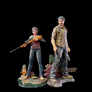 [En Stock] Figura <span class=keywords><strong>de</strong></span> Juguete <span class=keywords><strong>de</strong></span> PVC para Ensamblar del Juego American Apocalypse, Ellie y Joel Zombie - Product Image 1
