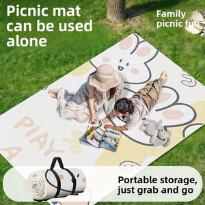 Tapis de pique-nique pour enfants en tissu Oxford, imperméable, anti-humidité, antidérapant, lavable en machine, motif dessin animé, pour plage et <span class=keywords><strong>camping</strong></span>, YX-H1-<span class=keywords><strong>06</strong></span> - Product Image 3