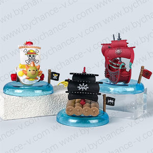 Modelo de Plástico de Barco Pirata de <span class=keywords><strong>Anime</strong></span> Japonés Icónico, Juguete Cápsula en Oferta para Máquinas Gashapon, Venta al por Mayor - Product Image 2