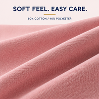 Polo pour homme 60% coton 40% polyester à manches courtes respirant facile d'entretien décontracté professionnel uniforme logo personnalisé vente en gros