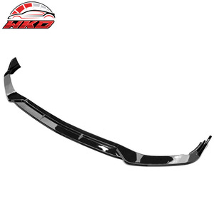 Compatible con Benz W206 Clase C 2022-2026, Estilo BR, Labio de Parachoques Delantero en Negro Brillante - Product Image 5
