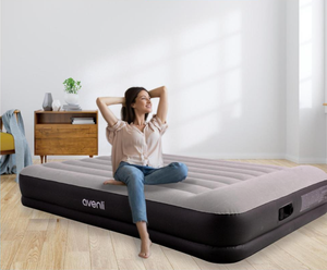 Matelas gonflable de voyage Avenli 24143EU, taille double, floqué, avec pompe électrique intégrée - Product Image 2