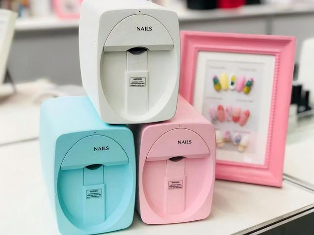 Portable Smart Nail Art Printer Wireless Fingernail Printing Machine WiFi Mobile Nail Design Printer for Beauty Salon OEM