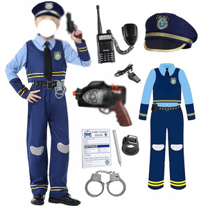 Costumes de Policier pour Enfants, Thème Films & Séries TV, Unisexe, 2026, Garçons, <span class=keywords><strong>Police</strong></span> Américaine, Halloween, Carnaval, Déguisement, Fête, Scène - Product Image 6