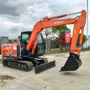 Miniexcavadora usada Hitachi zx60 de Japón, segura y fiable, 6 toneladas, certificado EPA CE, excavadora de segunda mano en stock - Product Image 2