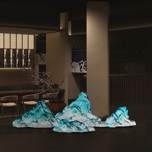Miniature Rocaille Paysagère Micro-landscape Accessoires Jardin Zen <span class=keywords><strong>Figurines</strong></span> de Montagne en Résine Peintes à la Main Ornements Noël Remise de Diplôme - Product Image 4