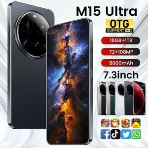 M15 Ultra 16GB + 1TB 5G Điện Thoại Thông Minh Chất Lượng Cao Ban Đầu Mở Khóa Thẻ Kép Điện Thoại Di Động 7.3Inch HD Màn Hình 108MP Phía Sau 100W - Product Image 2