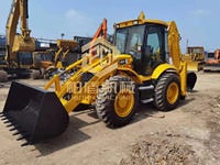 UK Made Original JCB4CX Backhoe Loader harga, JCB 4CX 3CX Tlb menggunakan SDLG LGB680 Backhoe Retro Loader dan penggali di Shanghai China