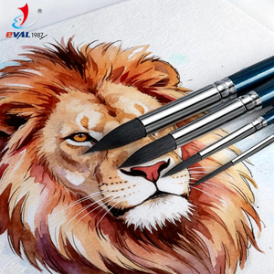 Nuevo Juego <span class=keywords><strong>de</strong></span> 10 Pinceles <span class=keywords><strong>de</strong></span> Acuarela Profesionales para Artistas, Pinceles para Acuarela, Acrílico, Tinta, Gouache, Tempera - Product Image 5